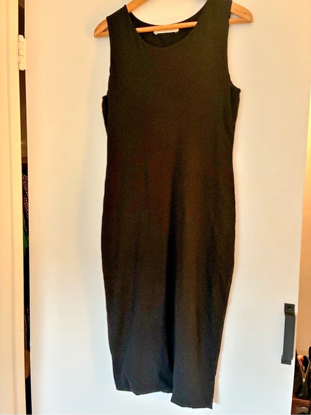 Peruvian Connection Black Cotton Sleeveless Dress Size Small
